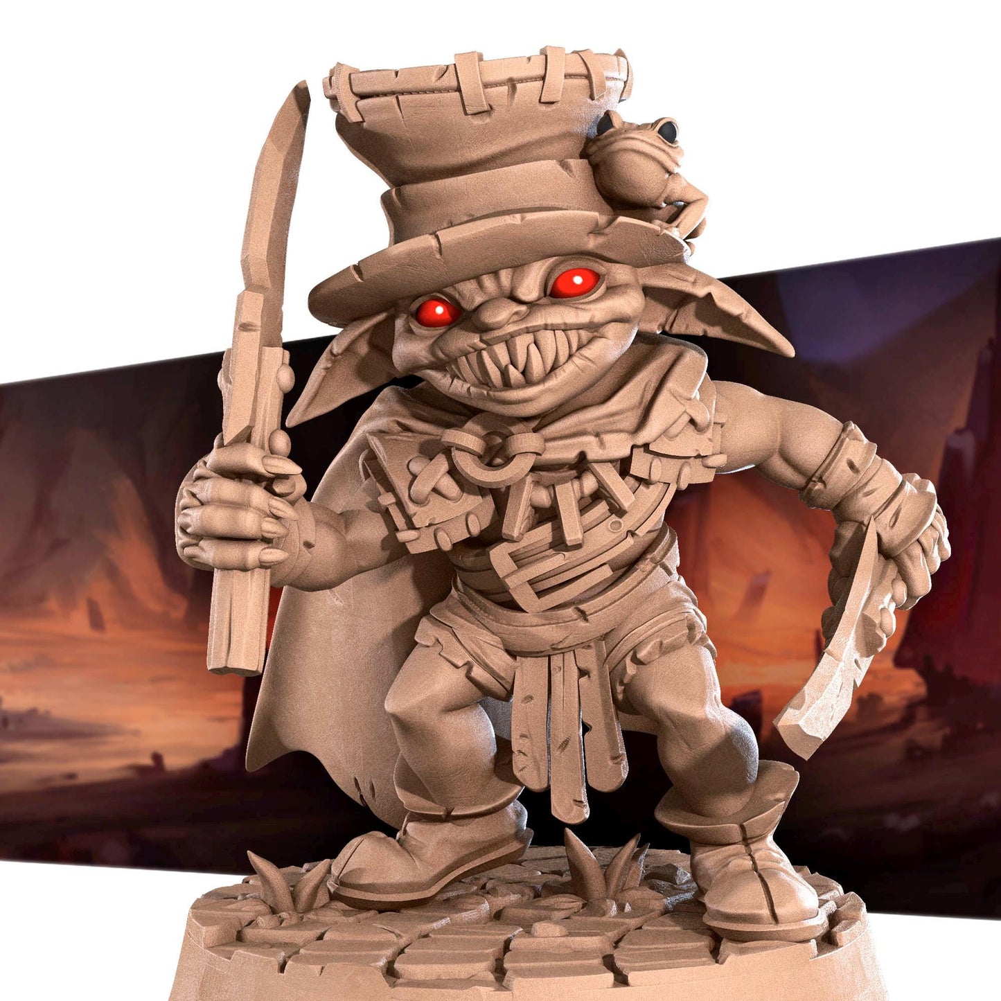 Goblin Rogue (Medium) - Tabletop Figure for Dungeons & Dragons, DnD, Pathfinder RPGs, TTRPG