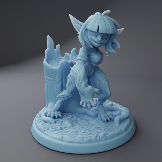 Mirabel The Goblin Werewolf (Medium) - Tabletop Figure for Dungeons & Dragons, DnD, Pathfinder RPGs, TTRPG