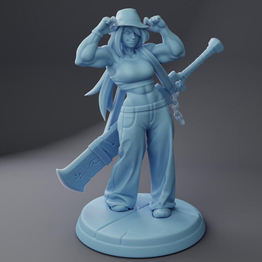 Kit the Breaker (Medium) - Tabletop Figure for Dungeons & Dragons, DnD, Pathfinder RPGs, TTRPG