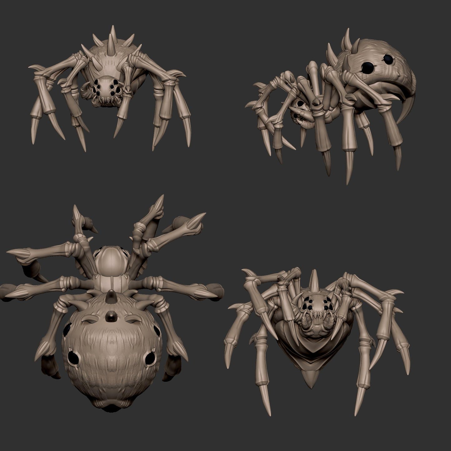 Arachnophobia Spider Pack (Bundle) - Tabletop Figure for Dungeons & Dragons, DnD, Pathfinder RPGs, TTRPG