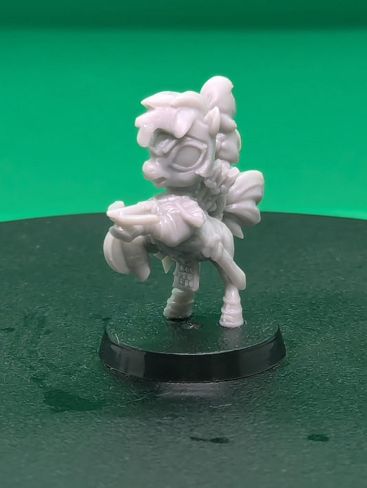 Fighter Pony (Medium) - Tabletop Figure for Dungeons & Dragons, DnD, Pathfinder RPGs, TTRPG