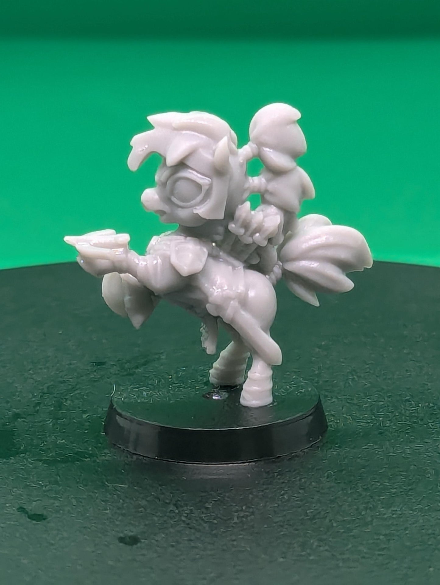 Fighter Pony (Medium) - Tabletop Figure for Dungeons & Dragons, DnD, Pathfinder RPGs, TTRPG