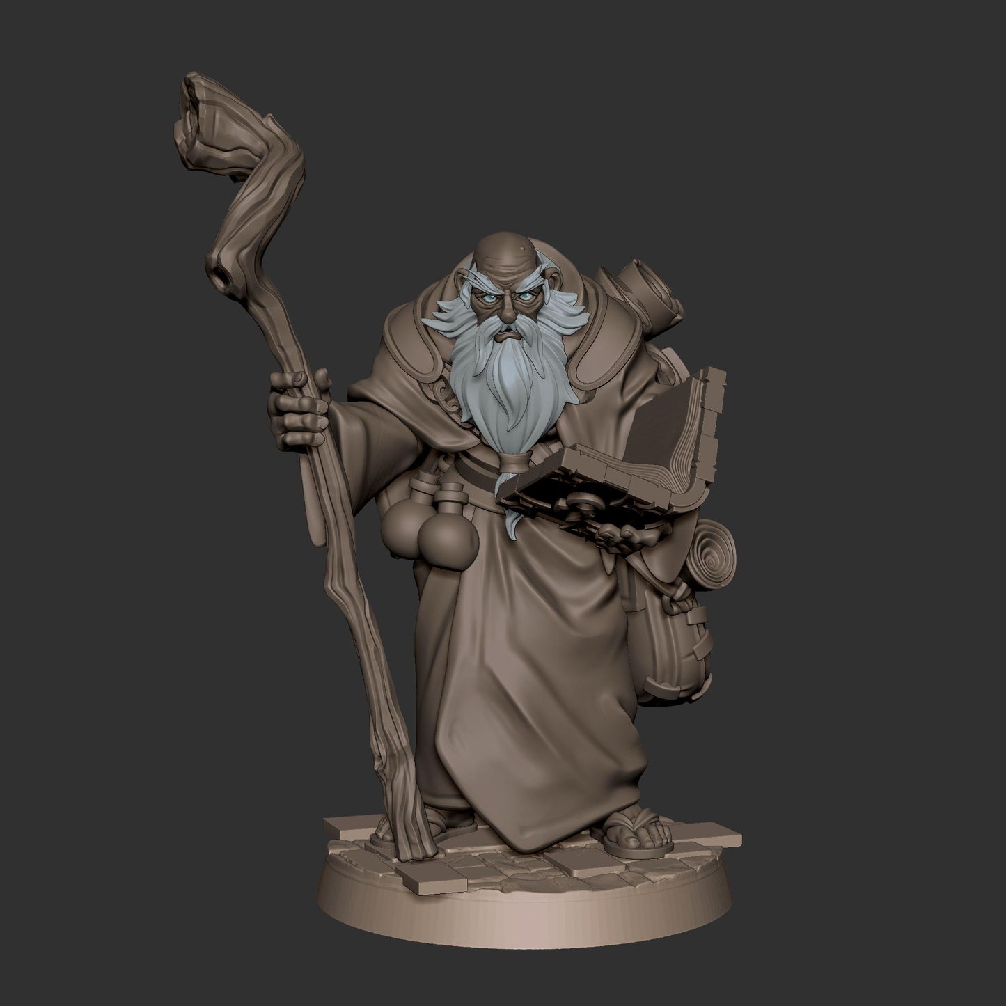 Elder Scholar (Medium) - Tabletop Figure for Dungeons & Dragons, DnD, Pathfinder RPGs, TTRPG