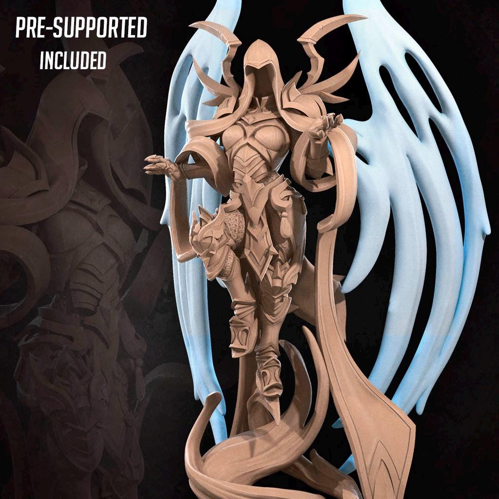 Seraphim Of Hope (Large) - Tabletop Figure for Dungeons & Dragons, DnD, Pathfinder RPGs, TTRPG