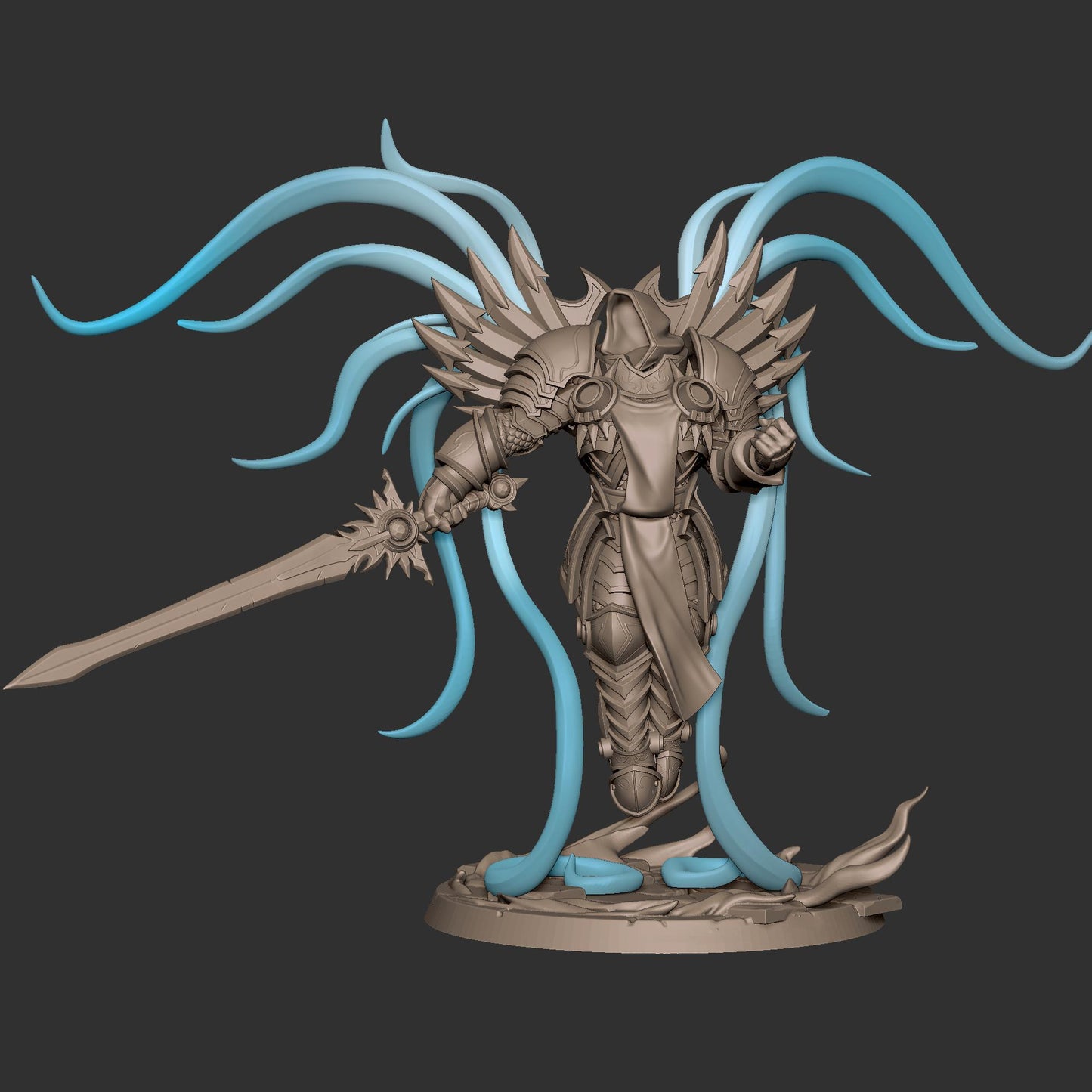 Seraphim Of Justice (Large) - Tabletop Figure for Dungeons & Dragons, DnD, Pathfinder RPGs, TTRPG