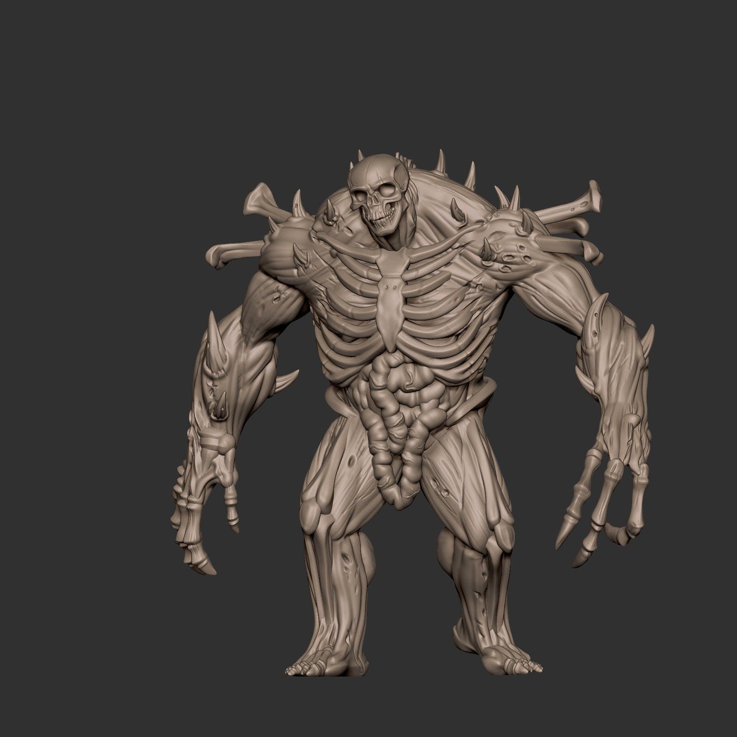 Blood Golem (Large) - Tabletop Figure for Dungeons & Dragons, DnD, Pathfinder RPGs, TTRPG