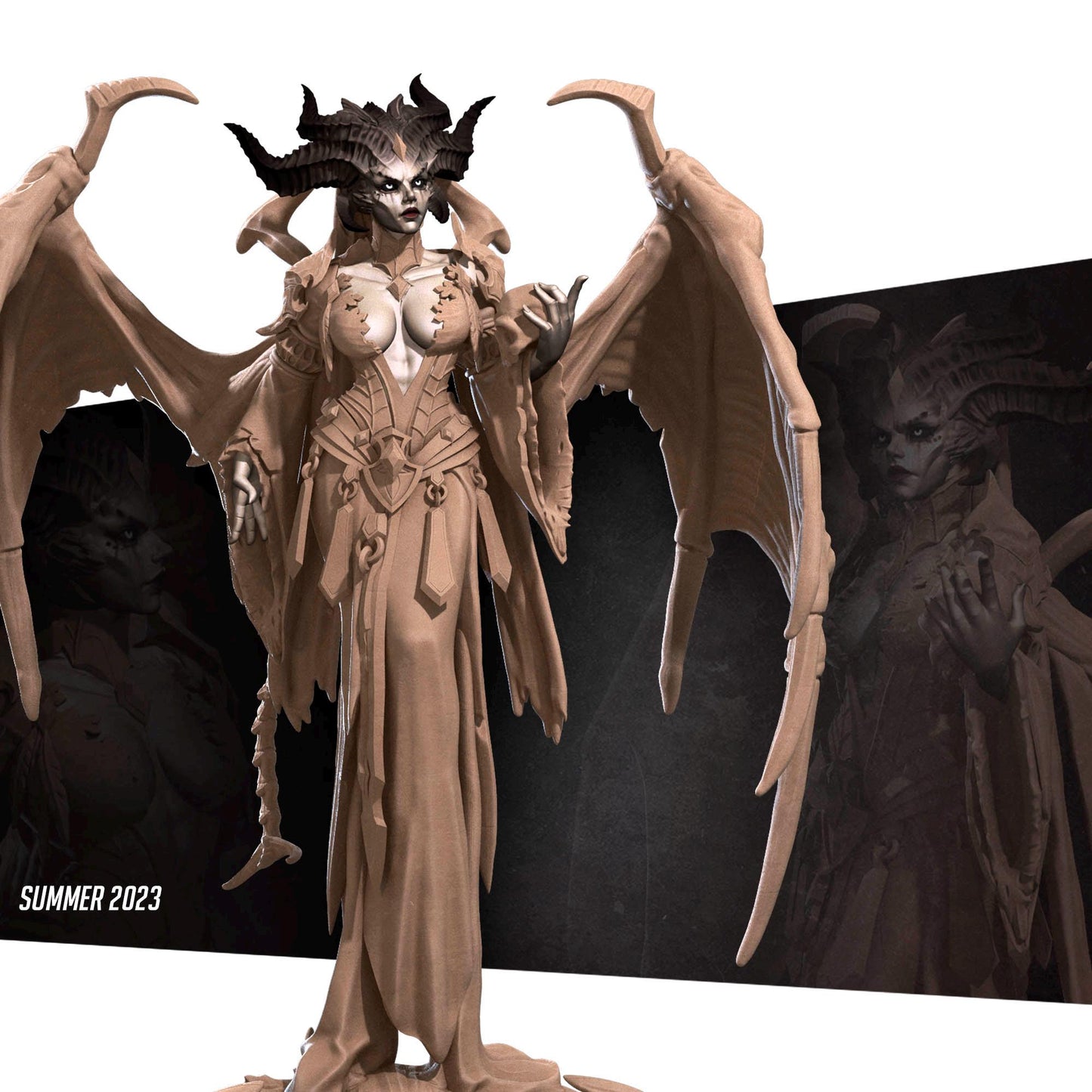 Daughter Of Hatred (Large) - Tabletop Figure for Dungeons & Dragons, DnD, Pathfinder RPGs, TTRPG