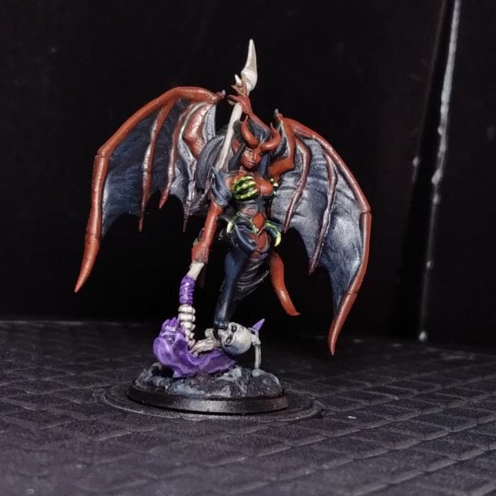 Death-scythe Succubus (Medium) - Tabletop Figure for Dungeons & Dragons, DnD, Pathfinder RPGs, TTRPG