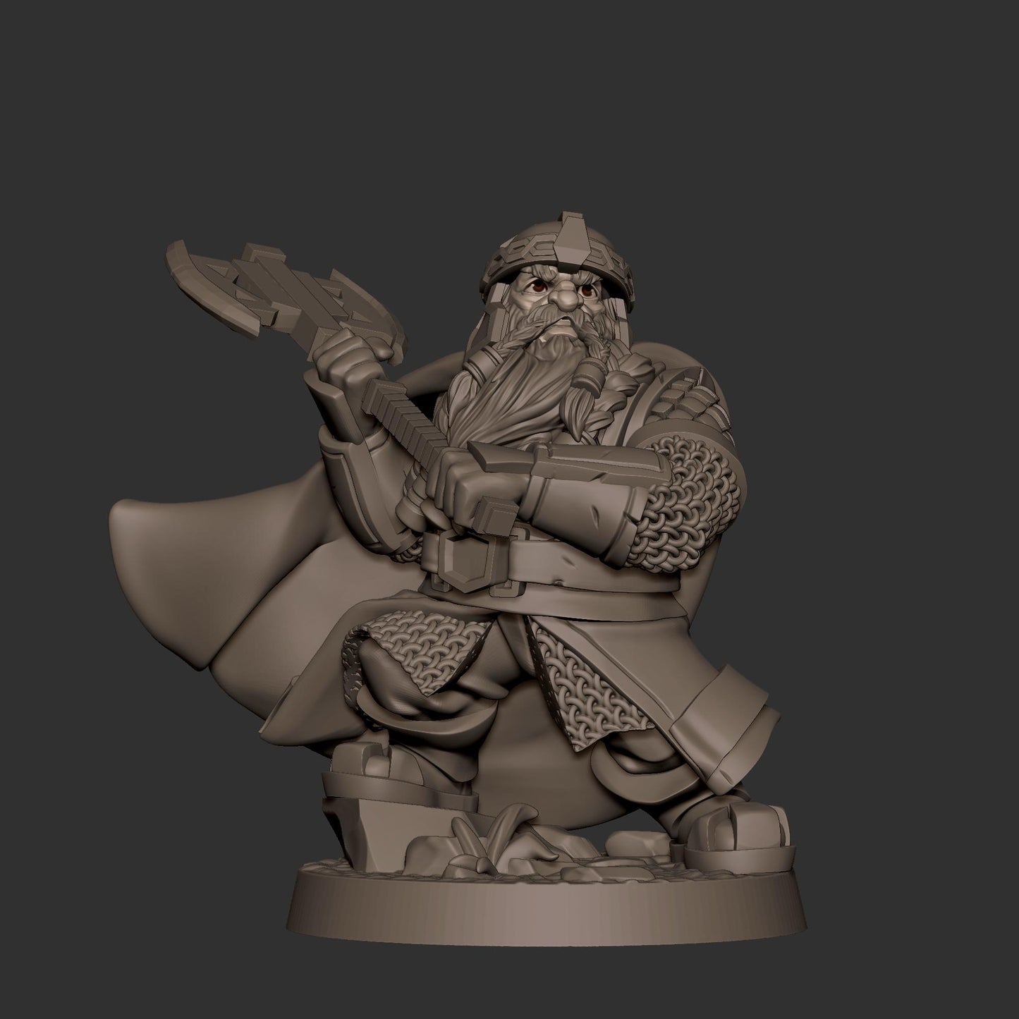 Dwarf Explorer (Medium) - Tabletop Figure for Dungeons & Dragons, DnD, Pathfinder RPGs, TTRPG