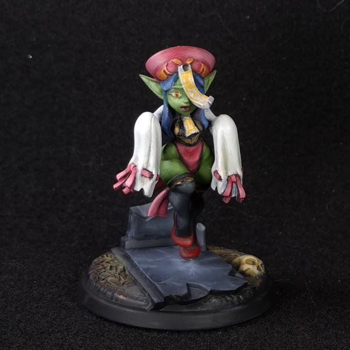 Goblin Jiangshi (Medium) - Tabletop Figure for Dungeons & Dragons, DnD, Pathfinder RPGs, TTRPG