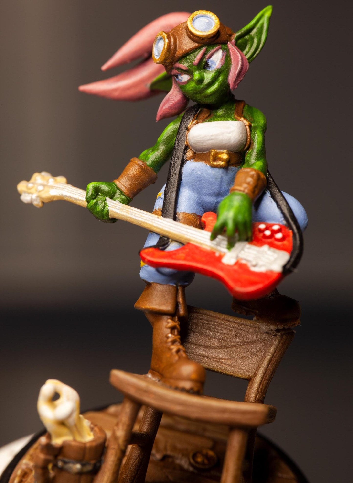 Knox The Bassist (Medium) - Tabletop Figure for Dungeons & Dragons, DnD, Pathfinder RPGs, TTRPG