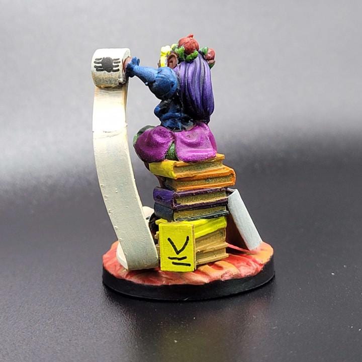 Brittle Brackle, Gnome Poet (Medium) - Tabletop Figure for Dungeons & Dragons, DnD, Pathfinder RPGs, TTRPG