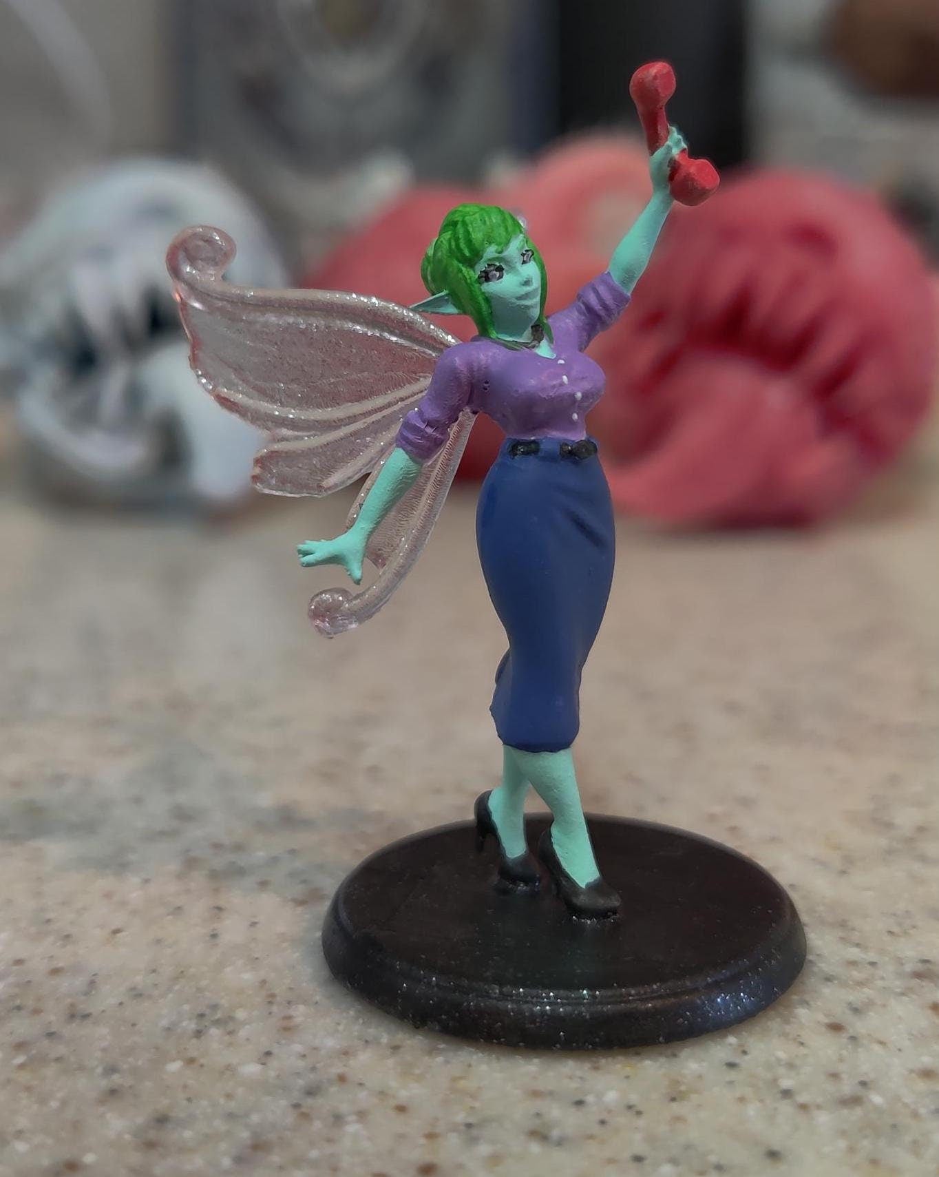 Pixie, The Fairy Secretary (Medium) - Tabletop Figure for Dungeons & Dragons, DnD, Pathfinder RPGs, TTRPG