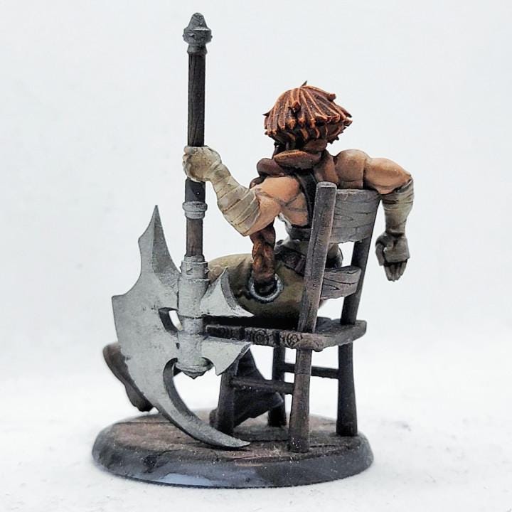 Millie The Merc (Medium) - Tabletop Figure for Dungeons & Dragons, DnD, Pathfinder RPGs, TTRPG