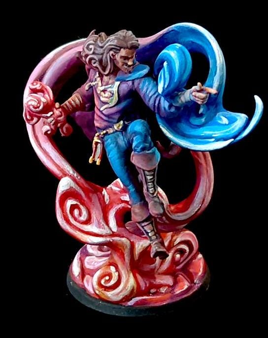 Esteban The Wizard (Medium) - Tabletop Figure for Dungeons & Dragons, DnD, Pathfinder RPGs, TTRPG