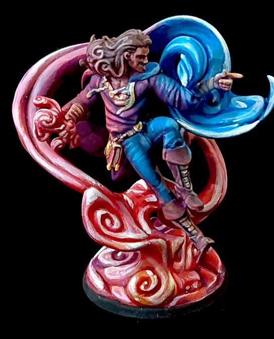 Esteban The Wizard (Medium) - Tabletop Figure for Dungeons & Dragons, DnD, Pathfinder RPGs, TTRPG