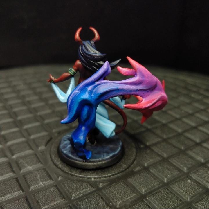 Alytress, Grand Warlock (Medium) - Tabletop Figure for Dungeons & Dragons, DnD, Pathfinder RPGs, TTRPG