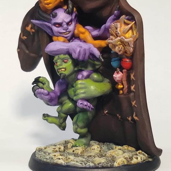 Stack Of Goblins (Medium) - Tabletop Figure for Dungeons & Dragons, DnD, Pathfinder RPGs, TTRPG