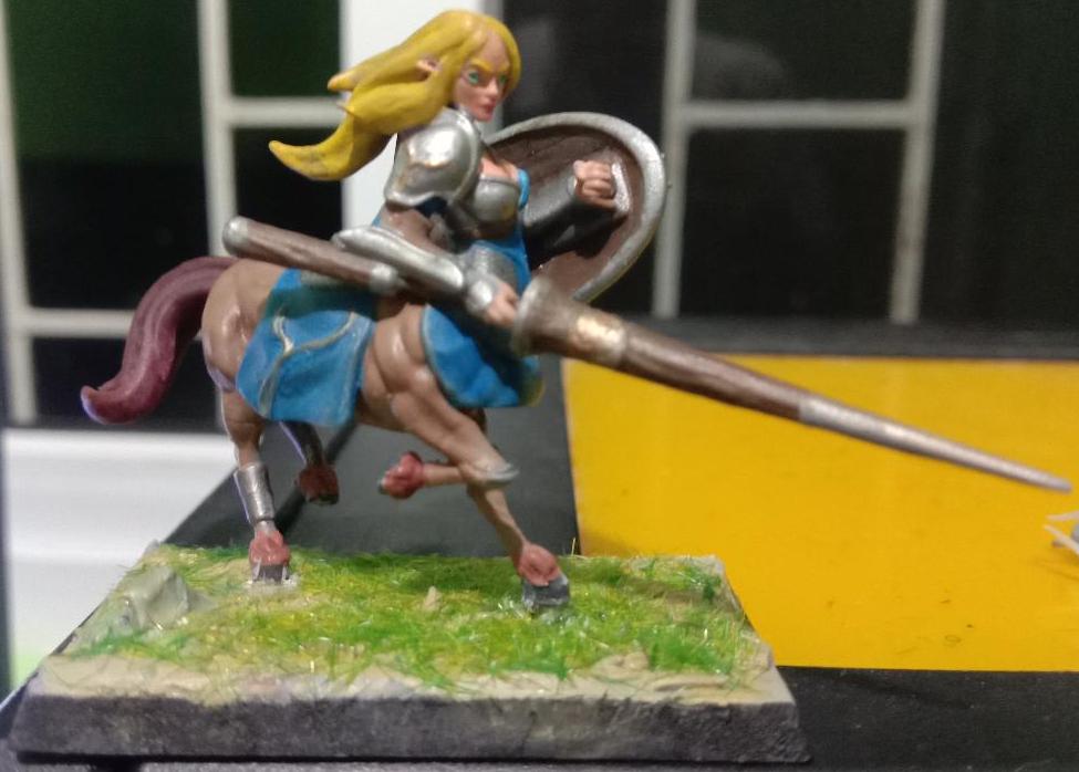 Lundari, Centaur Lancer (Large) - Tabletop Figure for Dungeons & Dragons, DnD, Pathfinder RPGs, TTRPG