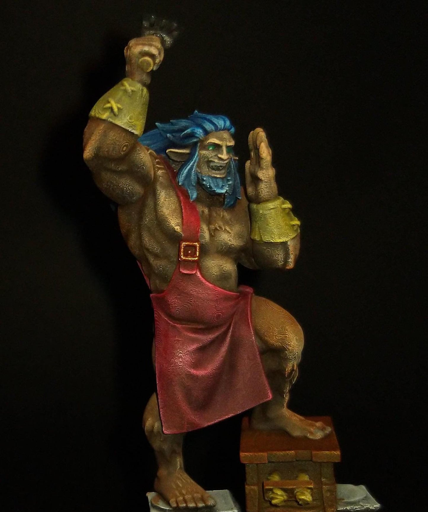 Grub, The Firbolg Cook - Tabletop Figure for Dungeons & Dragons, DnD, Pathfinder RPGs, TTRPG