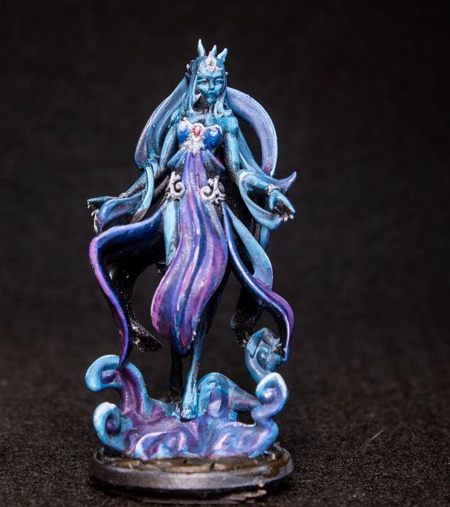 Elmyth The Genasi Queen (Medium) - Tabletop Figure for Dungeons & Dragons, DnD, Pathfinder RPGs, TTRPG