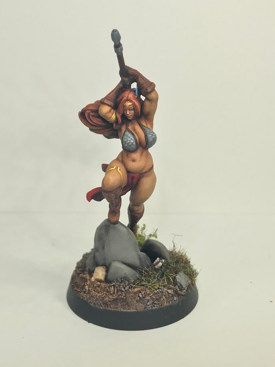 Thitania, The Barbarian (Medium) - Tabletop Figure for Dungeons & Dragons, DnD, Pathfinder RPGs, TTRPG