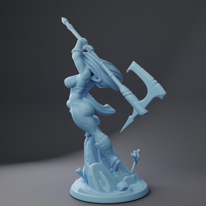 Thitania, The Barbarian (Medium) - Tabletop Figure for Dungeons & Dragons, DnD, Pathfinder RPGs, TTRPG