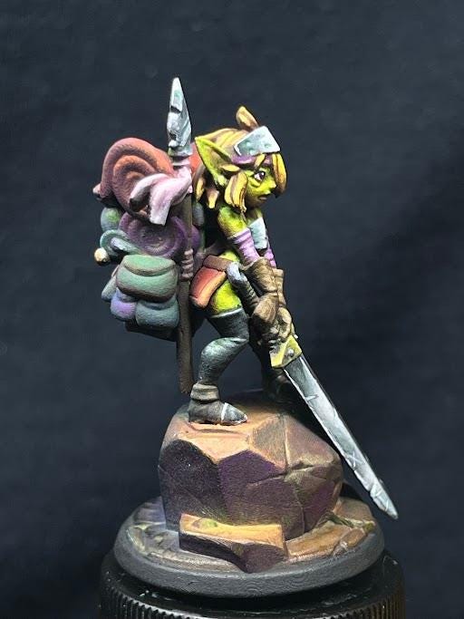 Cherry The Adventurer (Medium) - Tabletop Figure for Dungeons & Dragons, DnD, Pathfinder RPGs, TTRPG