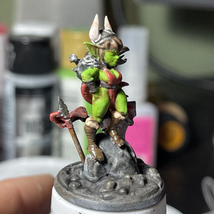 Rufftuff, The Goblin (Medium) - Tabletop Figure for Dungeons & Dragons, DnD, Pathfinder RPGs, TTRPG