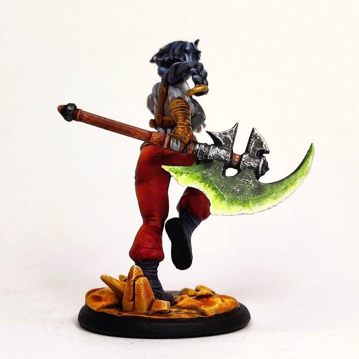 Millie, The Human Barbarian (Medium) - Tabletop Figure for Dungeons & Dragons, DnD, Pathfinder RPGs, TTRPG