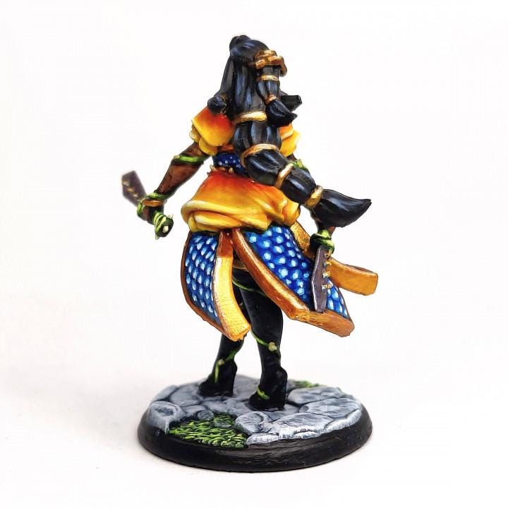 Camelia, The Ranger (Medium) - Tabletop Figure for Dungeons & Dragons, DnD, Pathfinder RPGs, TTRPG