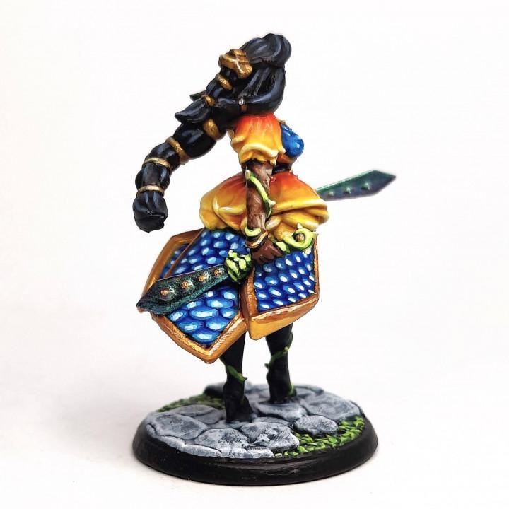 Camelia, The Ranger (Medium) - Tabletop Figure for Dungeons & Dragons, DnD, Pathfinder RPGs, TTRPG