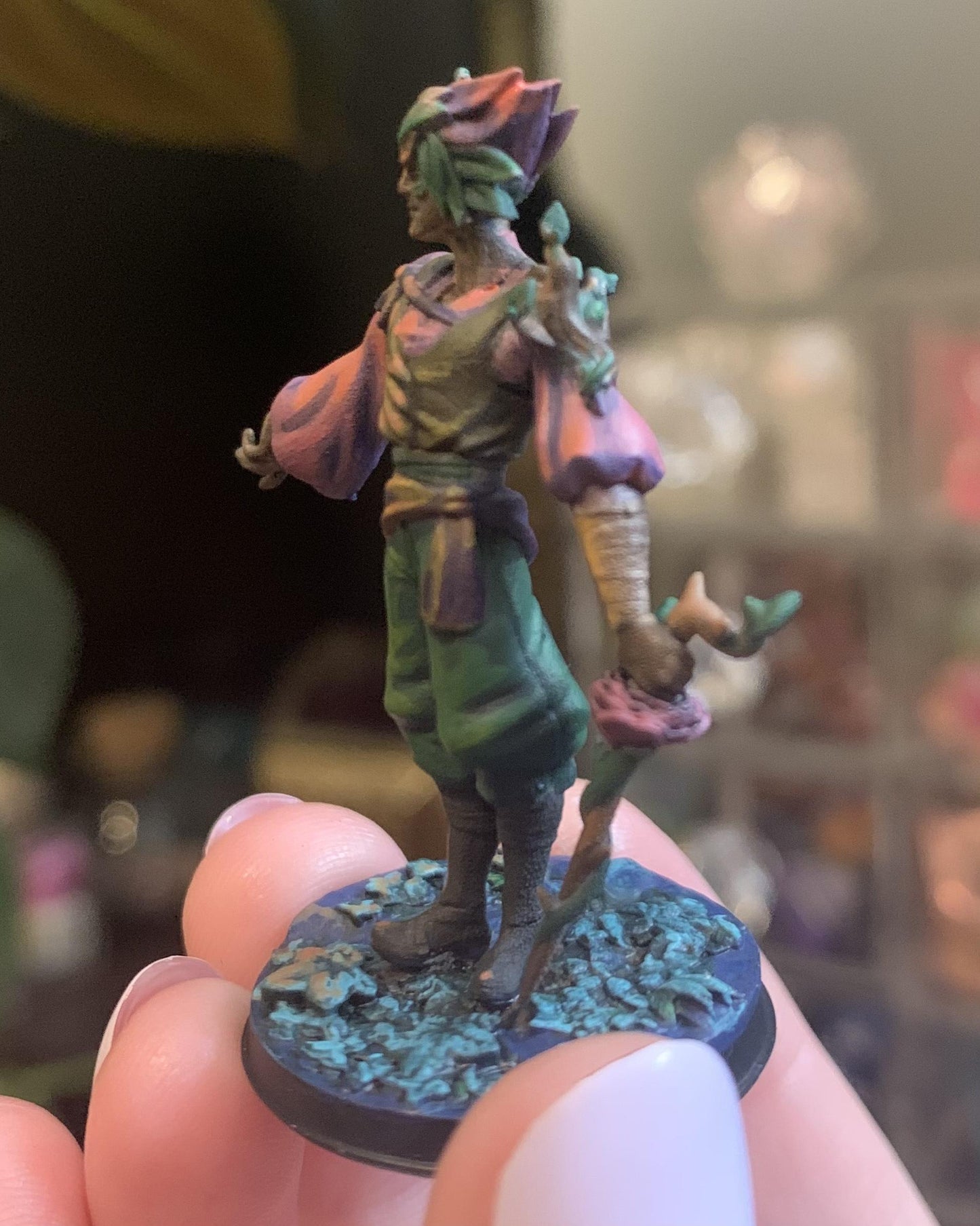 Oleander, The Dryad Rogue (Medium) - Tabletop Figure for Dungeons & Dragons, DnD, Pathfinder RPGs, TTRPG