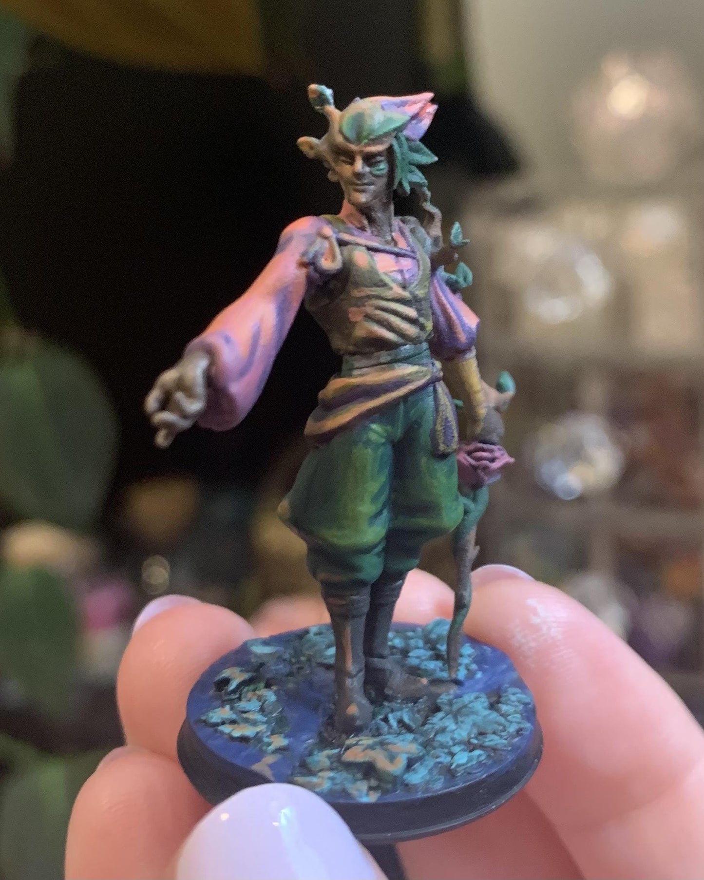 Oleander, The Dryad Rogue (Medium) - Tabletop Figure for Dungeons & Dragons, DnD, Pathfinder RPGs, TTRPG