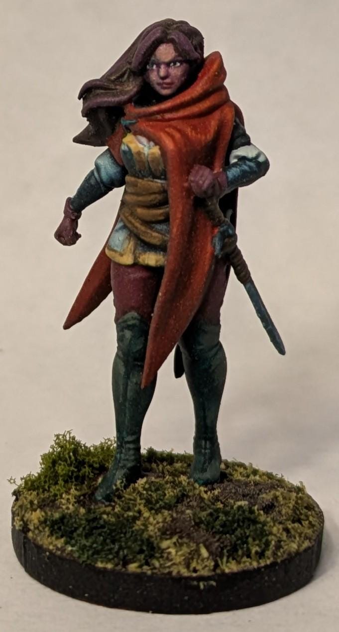 Sypheena (Medium) - Tabletop Figure for Dungeons & Dragons, DnD, Pathfinder RPGs, TTRPG