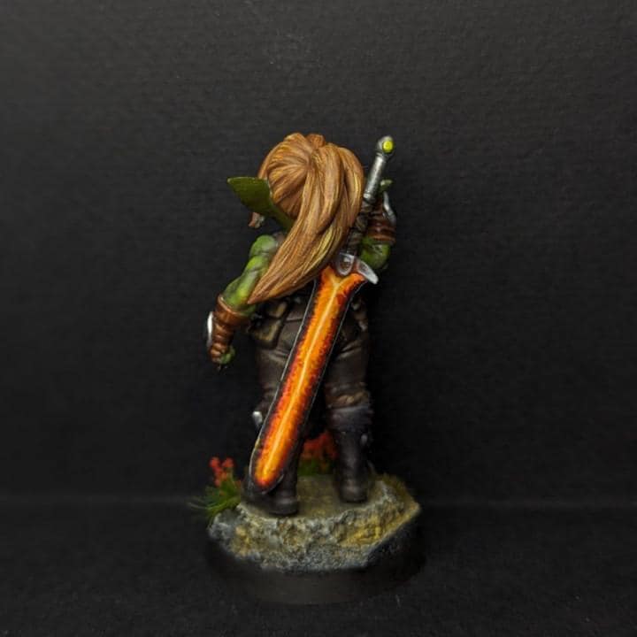 Blix, The Goblin Fighter (Medium) - Tabletop Figure for Dungeons & Dragons, DnD, Pathfinder RPGs, TTRPG