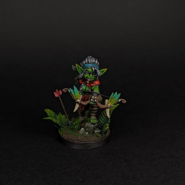 Stick, The Goblin Ranger (Medium) - Tabletop Figure for Dungeons & Dragons, DnD, Pathfinder RPGs, TTRPG