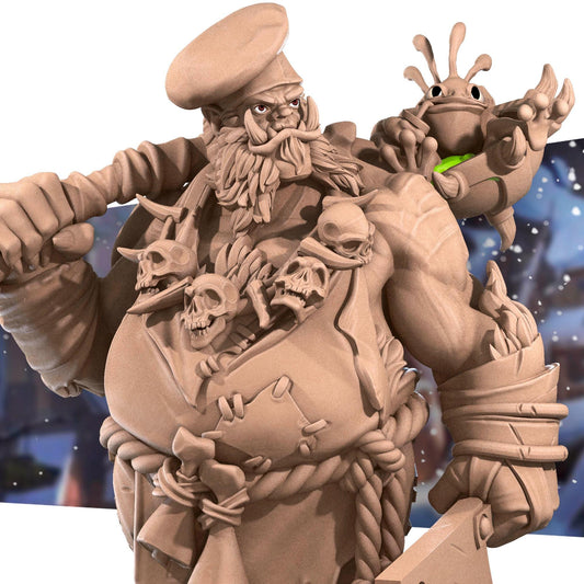 Ogre Chef (Large) - Tabletop Figure for Dungeons & Dragons, DnD, Pathfinder RPGs, TTRPG