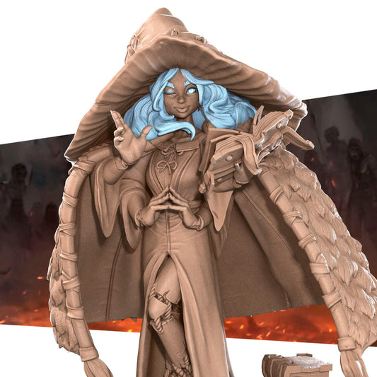 Magi, The Witch Doll (Medium) - Tabletop Figure for Dungeons & Dragons, DnD, Pathfinder RPGs, TTRPG