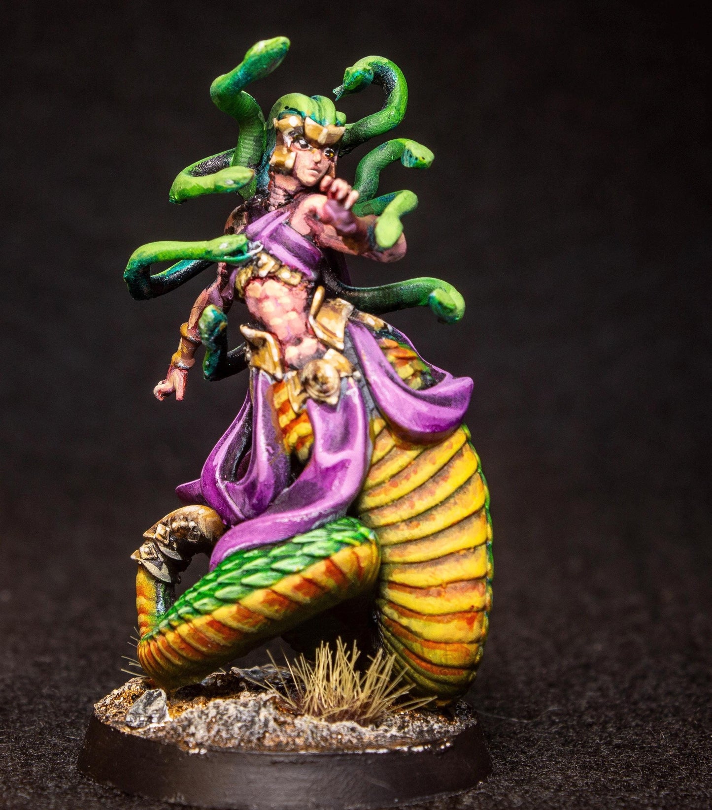 Boss Medusa (Medium) - Tabletop Figure for Dungeons & Dragons, DnD, Pathfinder RPGs, TTRPG