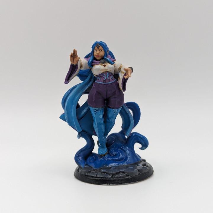 Victoria, The Sorceress (Medium) - Tabletop Figure for Dungeons & Dragons, DnD, Pathfinder RPGs, TTRPG