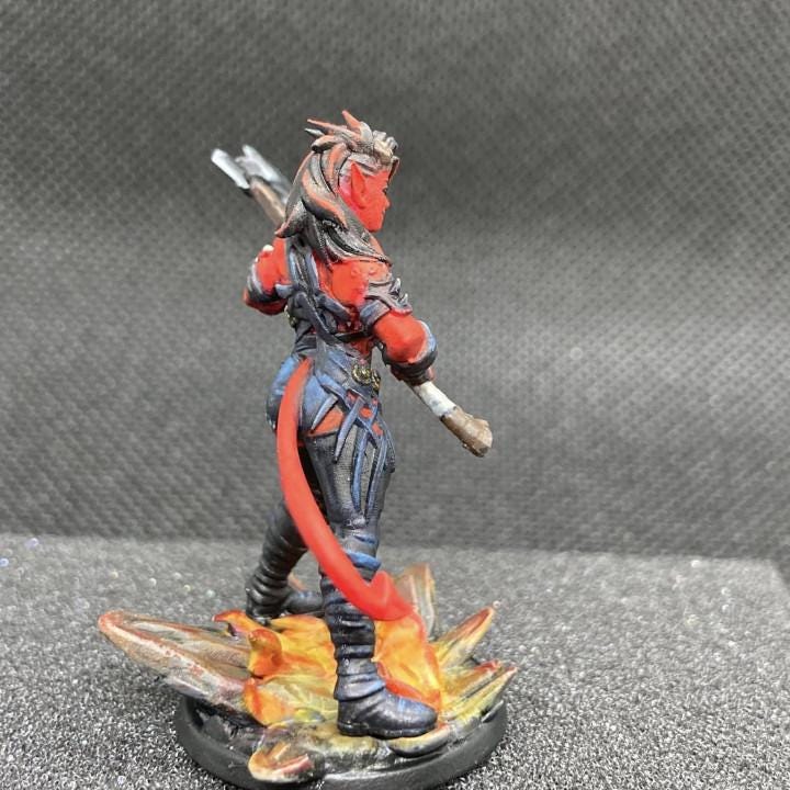 Charla The Infernal Heart (Medium) - Tabletop Figure for Dungeons & Dragons, DnD, Pathfinder RPGs, TTRPG