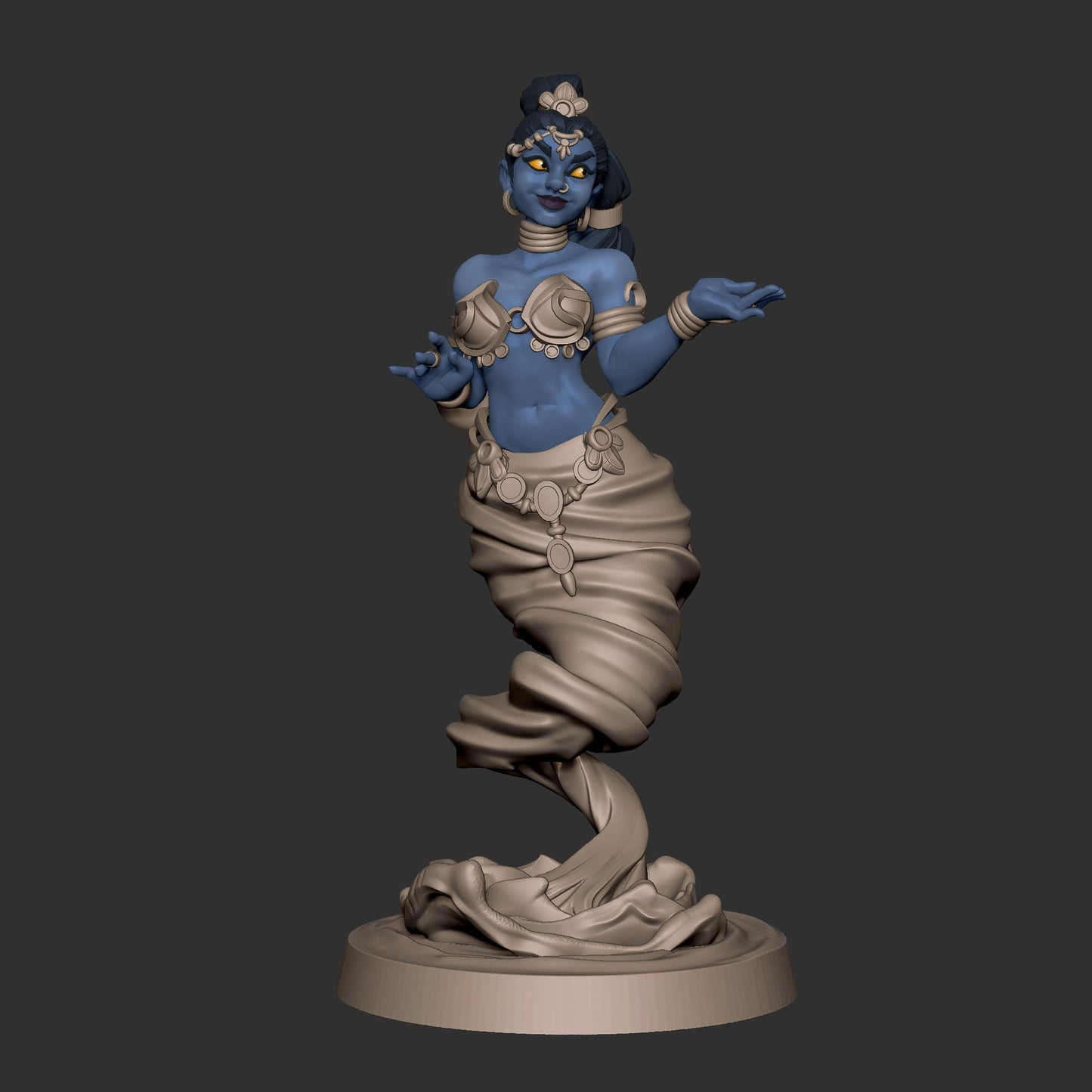 Jasmine, The Air Djinn (Large) - Tabletop Figure for Dungeons & Dragons, DnD, Pathfinder RPGs, TTRPG