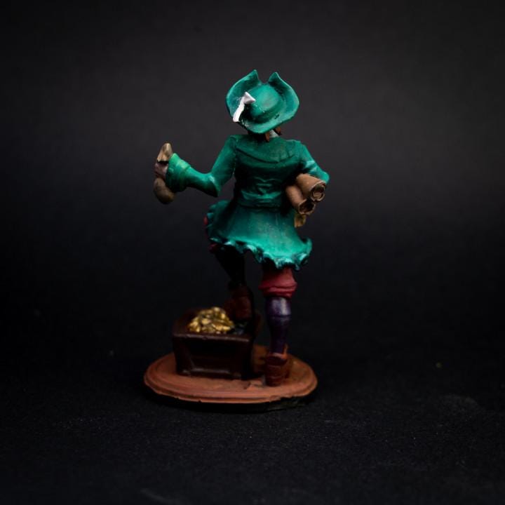 Pirate Dealer NPC (Medium) - Tabletop Figure for Dungeons & Dragons, DnD, Pathfinder RPGs, TTRPG