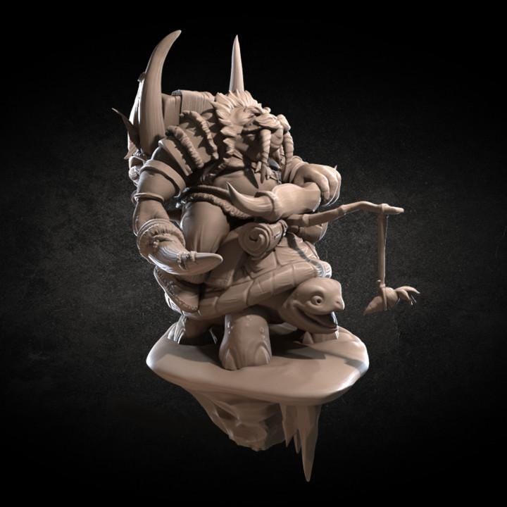 Walrus Warrior (Large) - Tabletop Figure for Dungeons & Dragons, DnD, Pathfinder RPGs, TTRPG