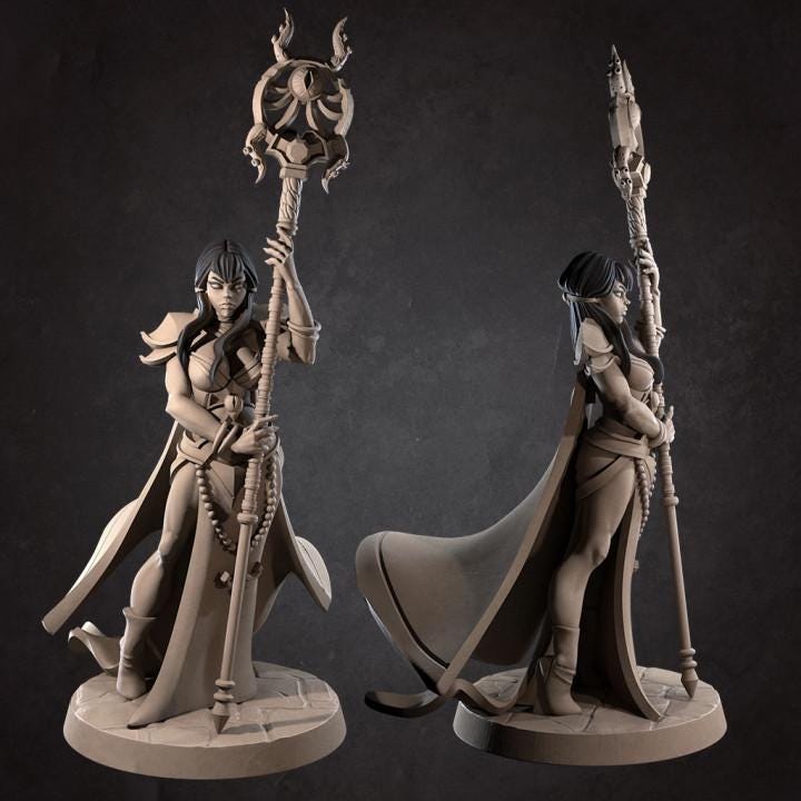 Luna, The Disciple (Medium) - Tabletop Figure for Dungeons & Dragons, DnD, Pathfinder RPGs, TTRPG