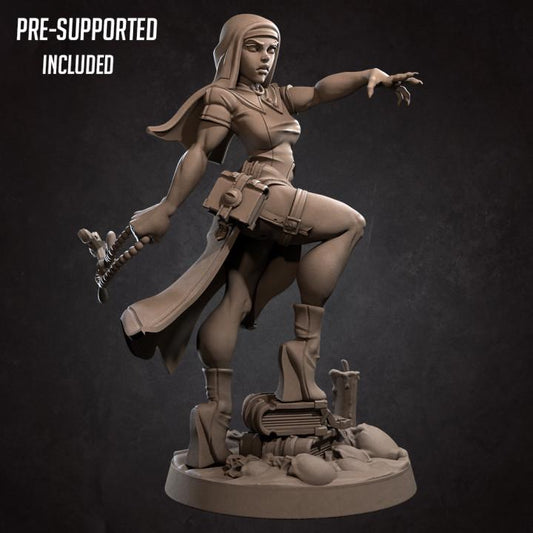 Magdalena, The Inquisitor (Medium) - Tabletop Figure for Dungeons & Dragons, DnD, Pathfinder RPGs, TTRPG