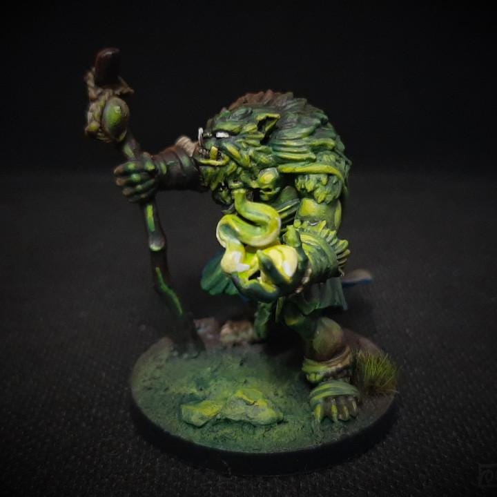 Bugbear Shaman (Medium) - Tabletop Figure for Dungeons & Dragons, DnD, Pathfinder RPGs, TTRPG