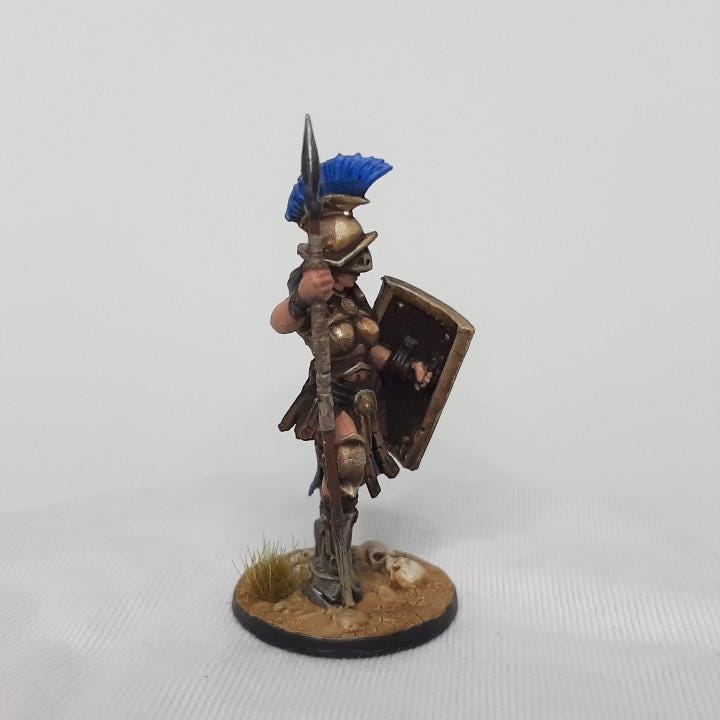 Kalista, The Gladiator (Medium) - Tabletop Figure for Dungeons & Dragons, DnD, Pathfinder RPGs, TTRPG