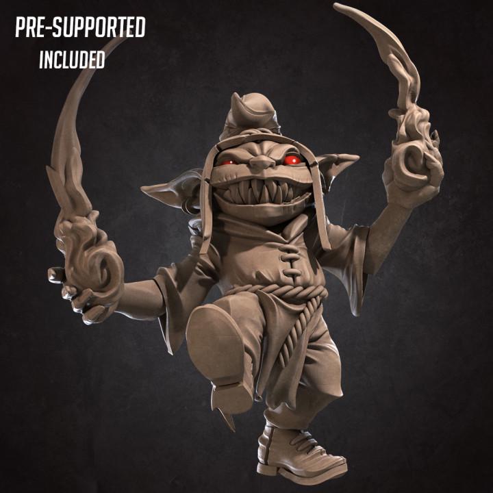 Goblin Pyro (Medium) - Tabletop Figure for Dungeons & Dragons, DnD, Pathfinder RPGs, TTRPG